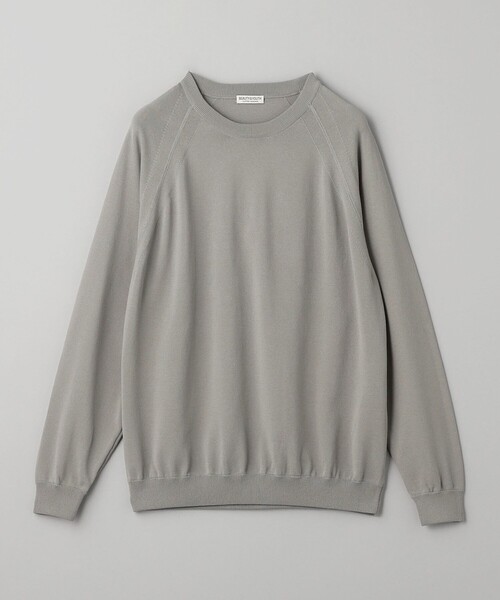 BEAUTY&YOUTH UNITED ARROWS（ビューティーアンドユースユナイテッドアローズ）の「デオドラント プレーティング ラグラン クルーネック ニット   -抗菌・防臭 ウォッシャブル-（ニット/セーター・メンズ・ピンク/ブラック/ライトグレー/コバルトブルー・S/M/L/XL）」の20枚目の写真