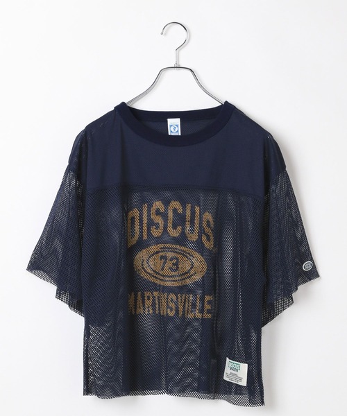 LEPSIM(レプシィム)の「【DISCUS/ディスカス】メッシュT 129355(Tシャツ/カットソー・レディース・グレー/ブラック/ホワイト系その他/ネイビー・FREE)」の15枚目の写真