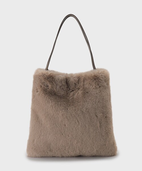 【セール】【フェイクファー】ウィンタートートバッグ（トートバッグ）｜INDIVI（インディヴィ）