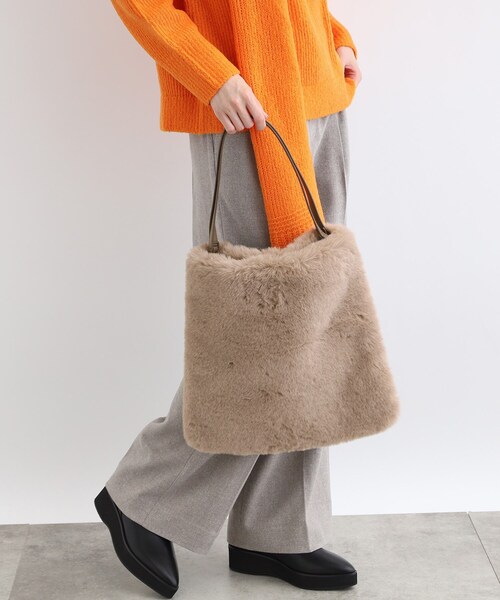 【INTREND】RADAR フェイクファー トートバッグ o-20221015-rmx-002.jpg
