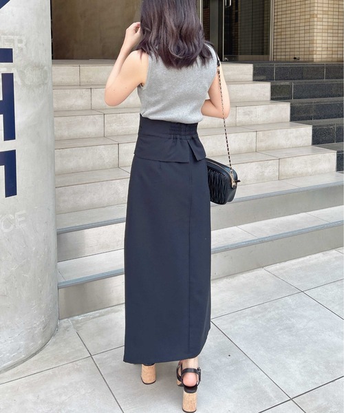 INGNI(イング)の「スパンコールノースリニット(ニット/セーター・レディース・ブラック/オフホワイト/グレー/ブルー/ピンク・M)」の15枚目の写真