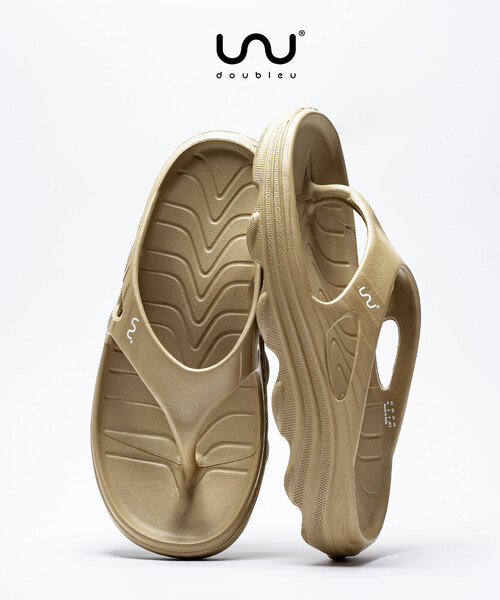 Doubleu（ダブリュー）の「Doubleu / ダブリュー RIVA MEN（サンダル・メンズ・チャコールグレー/ブラック/カーキ/ブラウン・40/41/42/43）」の4枚目の写真