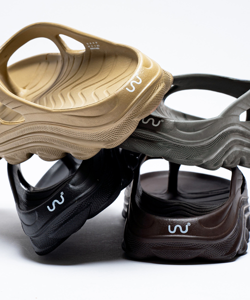 Doubleu（ダブリュー）の「Doubleu / ダブリュー RIVA MEN（サンダル・メンズ・チャコールグレー/ブラック/カーキ/ブラウン・40/41/42/43）」の9枚目の写真