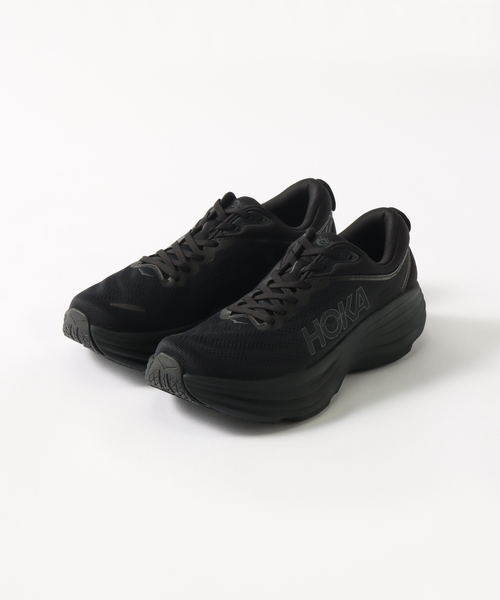 HOKA(ホカ)の「HOKA ONE ONE (ホカ オネオネ) M BONDI 8 1123202-BBLC(スニーカー・メンズ・ブラック・26cm/26.5cm/27.5cm/28cm/27cm)」の1枚目の写真