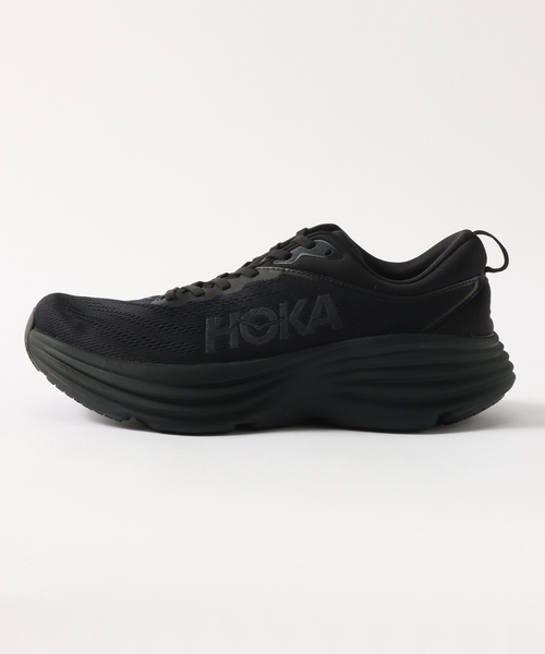 HOKA(ホカ)の「HOKA ONE ONE (ホカ オネオネ) M BONDI 8 1123202-BBLC(スニーカー・メンズ・ブラック・26cm/26.5cm/27.5cm/28cm/27cm)」の2枚目の写真