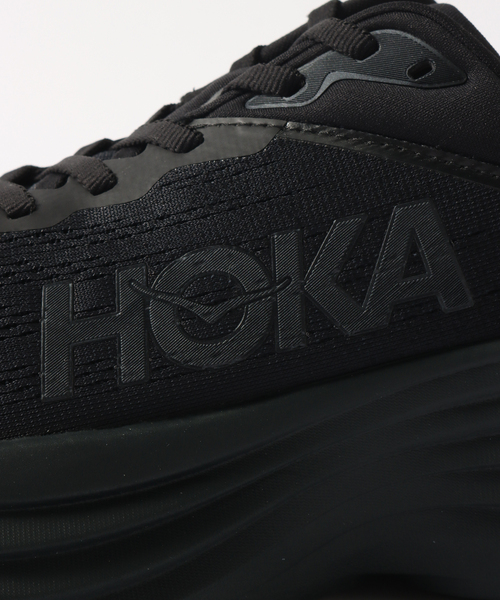 HOKA(ホカ)の「HOKA ONE ONE (ホカ オネオネ) M BONDI 8 1123202-BBLC(スニーカー・メンズ・ブラック・26cm/26.5cm/27.5cm/28cm/27cm)」の11枚目の写真
