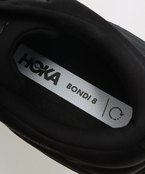 HOKA(ホカ)の「HOKA ONE ONE (ホカ オネオネ) M BONDI 8 1123202-BBLC(スニーカー・メンズ・ブラック・26cm/26.5cm/27.5cm/28cm/27cm)」の14枚目の写真