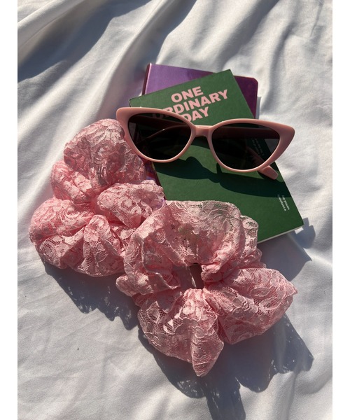 WC（ダブル シー）の「【2点SET】レースシュシュセット（シュシュ・レディース・ブラック/ホワイト/ピンク・FREE）」の19枚目の写真