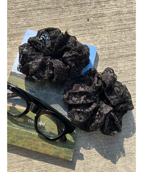 WC（ダブル シー）の「【2点SET】レースシュシュセット（シュシュ・レディース・ブラック/ホワイト/ピンク・FREE）」の18枚目の写真