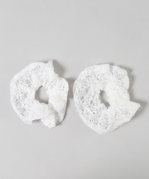 WC（ダブル シー）の「【2点SET】レースシュシュセット（シュシュ・レディース・ブラック/ホワイト/ピンク・FREE）」の20枚目の写真