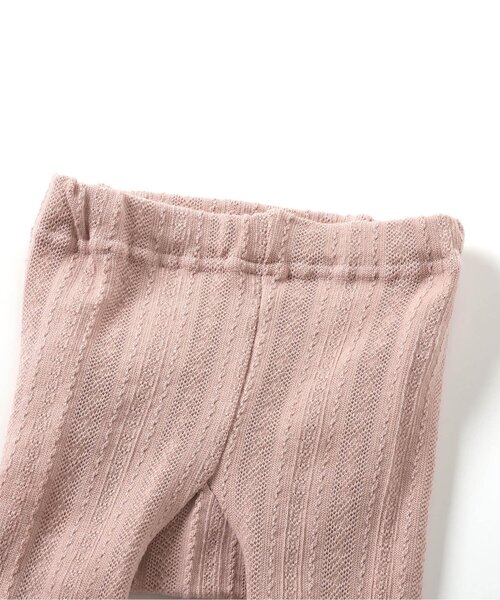 apres les cours（アプレレクール）の「レースフリルレギンス（タイツ/ストッキング・キッズ・ピンク/アイボリー・80）」の10枚目の写真