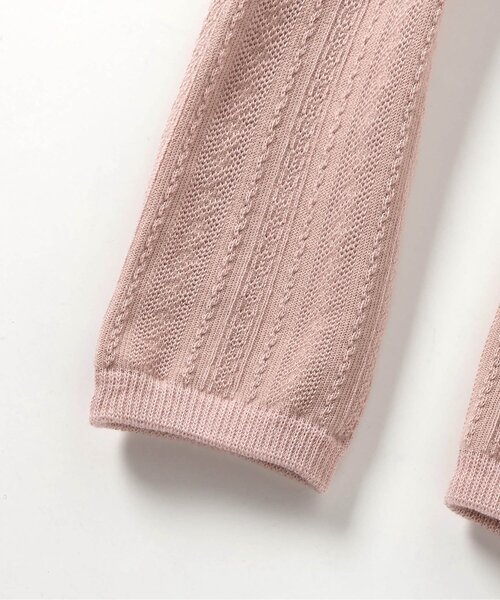 apres les cours（アプレレクール）の「レースフリルレギンス（タイツ/ストッキング・キッズ・ピンク/アイボリー・80）」の14枚目の写真