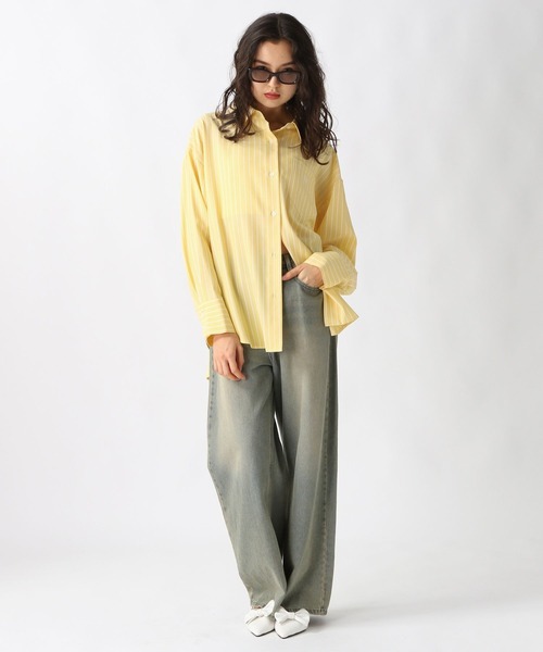 FOREVER 21（フォーエバー トゥエンティーワン）の「【2024FW】オーバーダイワイドデニム（デニムパンツ・レディース・ライトブルー/ブルー・SMALL/MEDIUM/LARGE）」の16枚目の写真