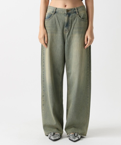 FOREVER 21（フォーエバー トゥエンティーワン）の「【2024FW】オーバーダイワイドデニム（デニムパンツ・レディース・ライトブルー/ブルー・SMALL/MEDIUM/LARGE）」の22枚目の写真