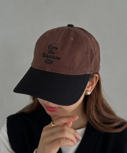 【レア！美品】ディセンバーメイ　帽子　ゴルフキャップ　ブラウン レア！美品】ディセンバーメイ 帽子 ゴルフキャップ ブラウン