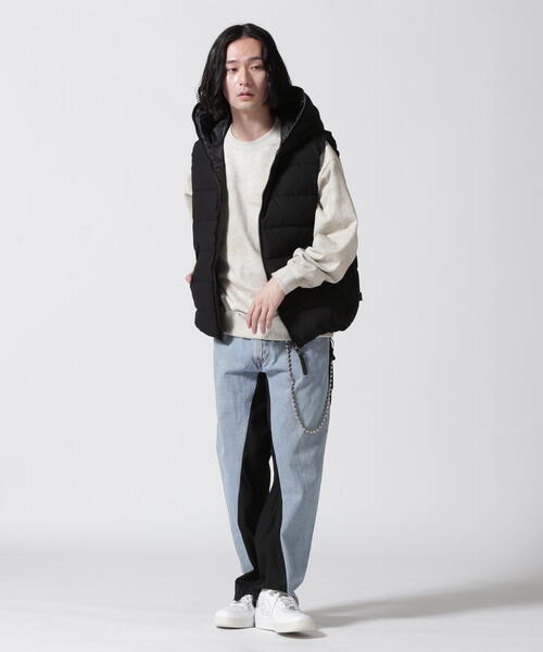 bodysong.（ボディソング）の「BODYSONG./ボディソング/REMODELED DENIM / CARGO（デニムパンツ・メンズ・ベージュ/ブラック/カーキ・F）」の6枚目の写真