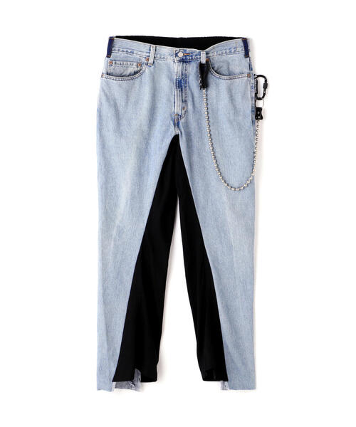 bodysong.（ボディソング）の「BODYSONG./ボディソング/REMODELED DENIM / CARGO（デニムパンツ・メンズ・ベージュ/ブラック/カーキ・F）」の15枚目の写真