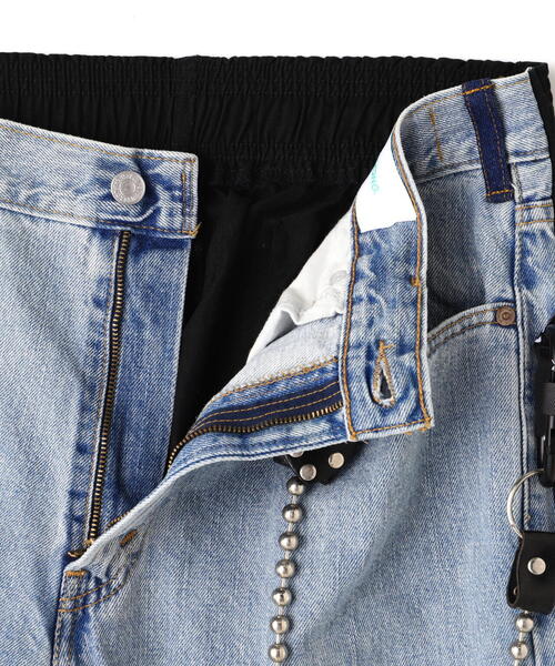 bodysong.（ボディソング）の「BODYSONG./ボディソング/REMODELED DENIM / CARGO（デニムパンツ・メンズ・ベージュ/ブラック/カーキ・F）」の17枚目の写真