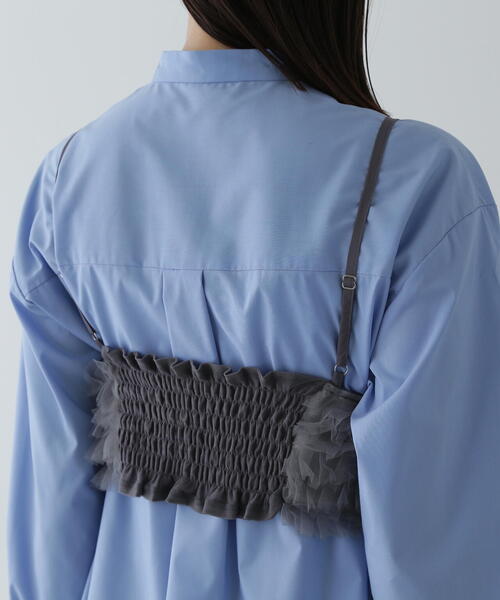 【セール】◆チュールビスチェ＆シャツセット（シャツ/ブラウス）｜N.（N. Natural Beauty Basic）（エヌエヌナチュラルビューティーベーシック）