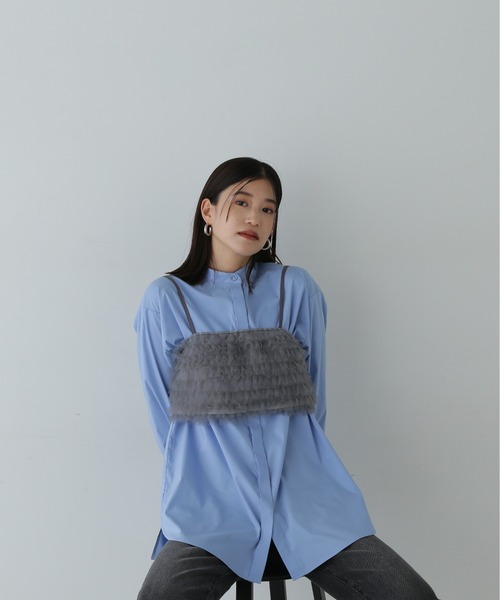 【セール】◆チュールビスチェ＆シャツセット（シャツ/ブラウス）｜N.（N. Natural Beauty Basic）（エヌエヌナチュラルビューティーベーシック）