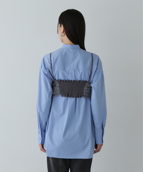 【セール】◆チュールビスチェ＆シャツセット（シャツ/ブラウス）｜N.（N. Natural Beauty Basic）（エヌエヌナチュラルビューティーベーシック）