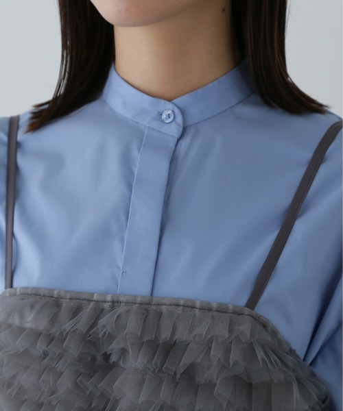 【セール】◆チュールビスチェ＆シャツセット（シャツ/ブラウス）｜N.（N. Natural Beauty Basic）（エヌエヌナチュラルビューティーベーシック）