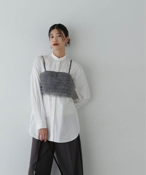 【セール】◆チュールビスチェ＆シャツセット（シャツ/ブラウス）｜N.（N. Natural Beauty Basic）（エヌエヌナチュラルビューティーベーシック）