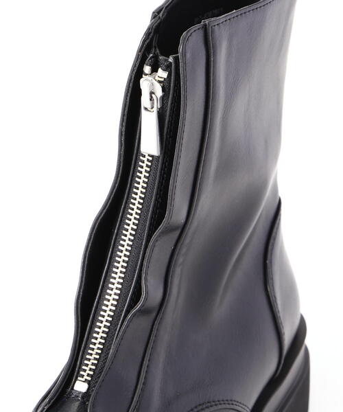 NATURAL BEAUTY BASIC（ナチュラルビューティーベーシック）の「◇ 【Oggi掲載】Wストームジップブーツ（ブーツ・レディース・ブラック・LARGE/MEDIUM/SMALL）」の6枚目の写真