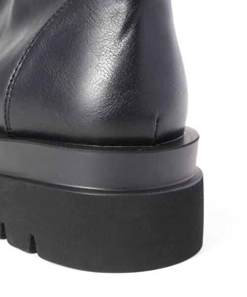 NATURAL BEAUTY BASIC（ナチュラルビューティーベーシック）の「◇ 【Oggi掲載】Wストームジップブーツ（ブーツ・レディース・ブラック・LARGE/MEDIUM/SMALL）」の7枚目の写真