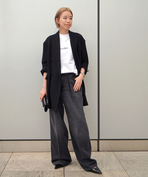 Calvin Klein（カルバン・クライン）の「【Calvin Klein / カルバン クライン】Standard Logo T-sh（Tシャツ/カットソー・レディース・ホワイト/ブラック・FREE）」の18枚目の写真