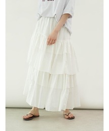 FIKA.（フィーカ）の「Cotton tiered skirt（スカート）」