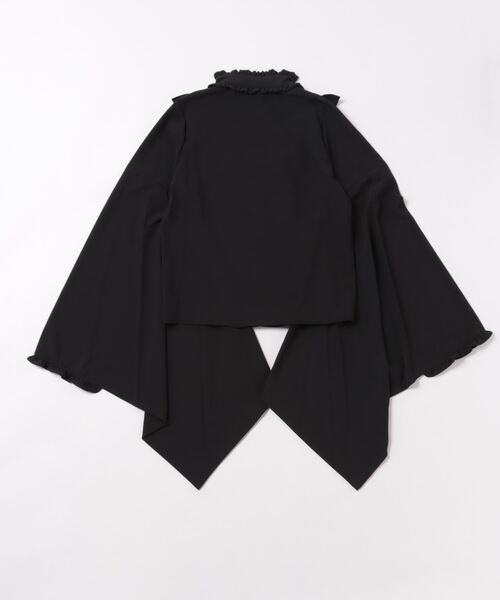 Jamie エーエヌケー(ジェイミーエーエヌケー)の「着物スリーブブラウス(シャツ/ブラウス・レディース・ホワイト/ブラック・M)」の3枚目の写真