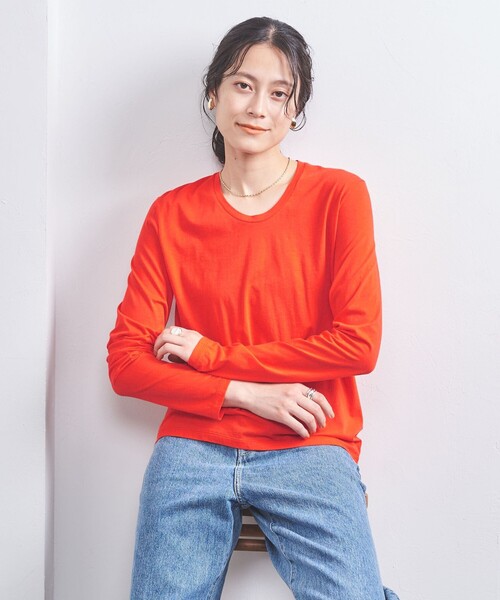UNITED ARROWS（ユナイテッドアローズ）の「Uネック ロングスリーブ T