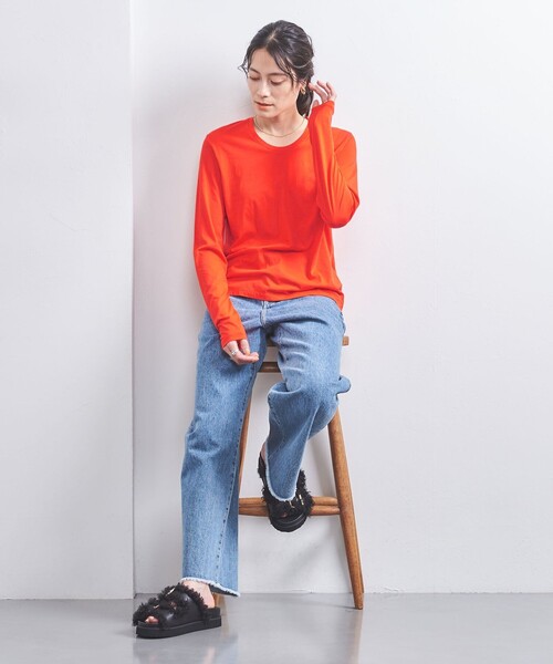 UNITED ARROWS（ユナイテッドアローズ）の「Uネック ロングスリーブ T