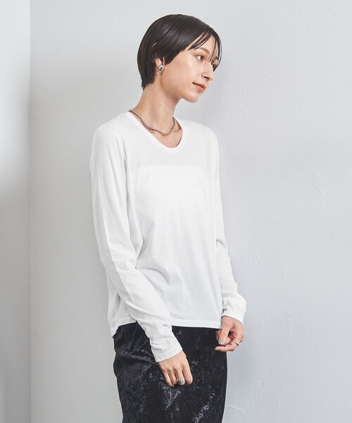 UNITED ARROWS（ユナイテッドアローズ）の「Uネック ロングスリーブ T