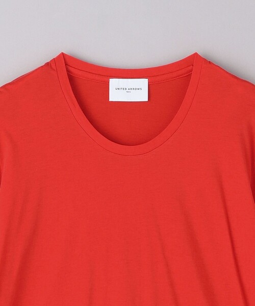 UNITED ARROWS(ユナイテッドアローズ)の「Uネック ロングスリーブ Tシャツ(Tシャツ/カットソー・レディース・ホワイト/ブラック/レッド・FREE)」の13枚目の写真