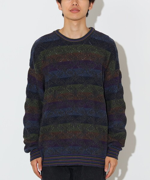 BEAMS HEART(ビームスハート)の「レトロ ジャカード クルーネック ニット(ニット/セーター・メンズ・ブラック/ネイビー/その他・SMALL/MEDIUM/LARGE)」の20枚目の写真