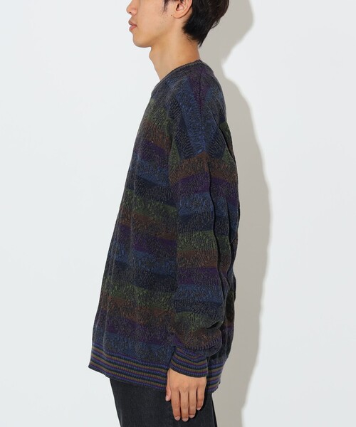 BEAMS HEART(ビームスハート)の「レトロ ジャカード クルーネック ニット(ニット/セーター・メンズ・ブラック/ネイビー/その他・SMALL/MEDIUM/LARGE)」の21枚目の写真