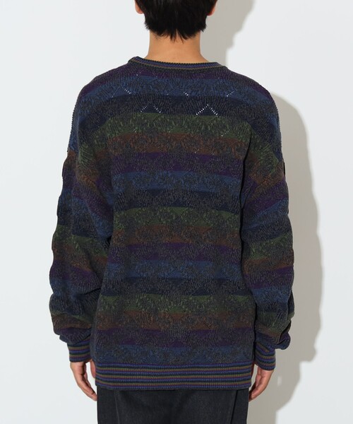 BEAMS HEART(ビームスハート)の「レトロ ジャカード クルーネック ニット(ニット/セーター・メンズ・ブラック/ネイビー/その他・SMALL/MEDIUM/LARGE)」の22枚目の写真
