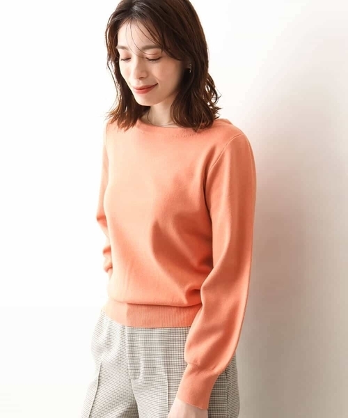 ベーシックボートネックニット/洗える/WEB限定サイズあり（ニット/セーター）｜OFUON（オフオン）