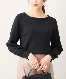 OFUON | 【冬ニット】ベーシックボートネックニット/洗える/WEB限定サイズあり(ニット/セーター)