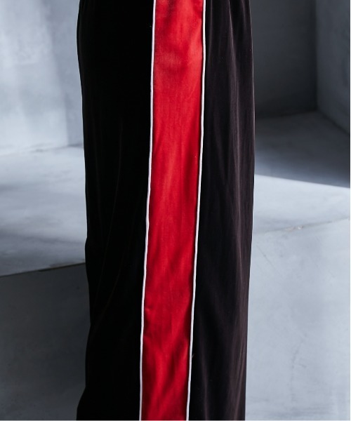 GEVS.（ジェイヴィス）の「配色ラインベロアマキシスカート ＜大きいサイズ有＞GEVS.（スカート・レディース・カーキ/ブラウン・3L/LL/5L/4L/L/M）」の16枚目の写真