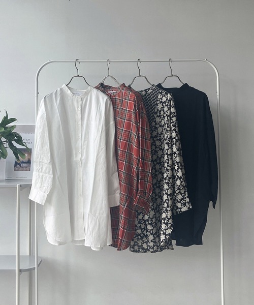 AS KNOW AS plus（アズノゥアズプラス）の「◇切り替えきりりとシャツチュニック（チュニック・レディース・ブラック系その他/ブラック系/アイボリー系/レッド系・FREE）」の20枚目の写真