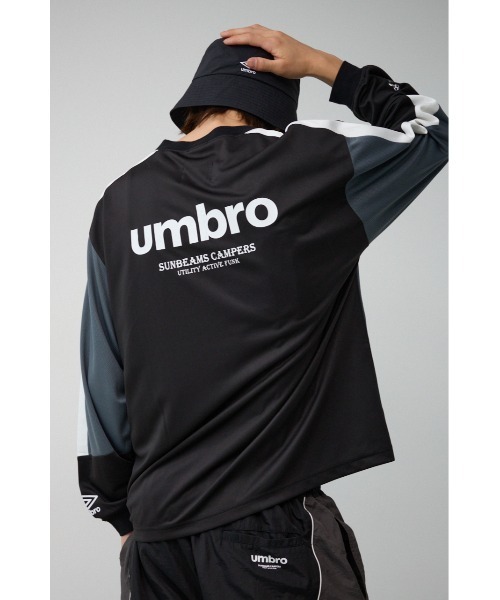 tシャツ 「UMBRO×AZUL」  スウィッチングトップス レディース UMBRO×AZUL】 スウィッチングトップス（Tシャツ/カットソー