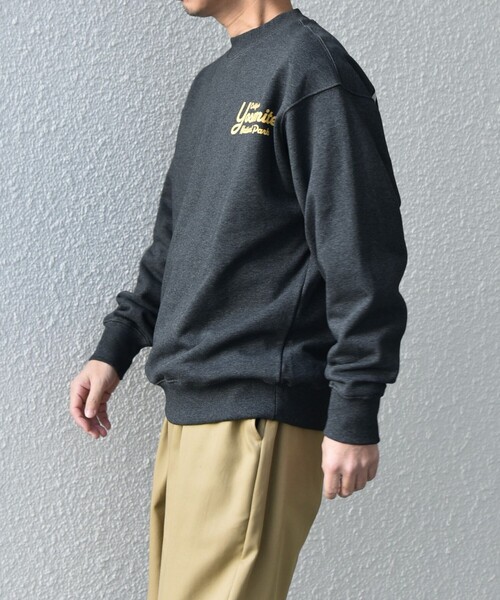 SHIPS any（シップス エニィ）の「【WEB限定】SHIPS any: NATIONAL PARK プリント スウェット 24FW (ユニセックス)◇（スウェット・メンズ・ネイビー/ダークグレー/ブラック/グレー/ナチュラル・SMALL/MEDIUM/LARGE）」の6枚目の写真