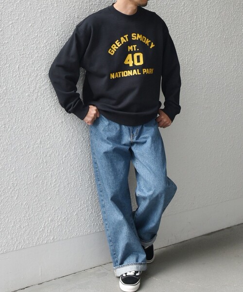 SHIPS any（シップス エニィ）の「【WEB限定】SHIPS any: NATIONAL PARK プリント スウェット 24FW (ユニセックス)◇（スウェット・メンズ・ネイビー/ダークグレー/ブラック/グレー/ナチュラル・SMALL/MEDIUM/LARGE）」の11枚目の写真