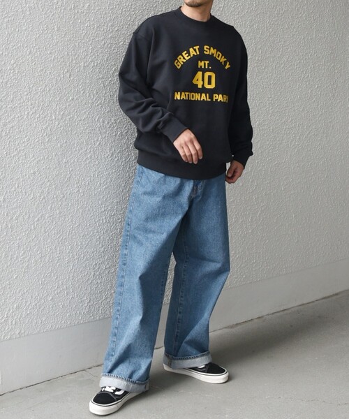 SHIPS any（シップス エニィ）の「【WEB限定】SHIPS any: NATIONAL PARK プリント スウェット 24FW (ユニセックス)◇（スウェット・メンズ・ネイビー/ダークグレー/ブラック/グレー/ナチュラル・SMALL/MEDIUM/LARGE）」の12枚目の写真