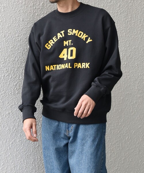 SHIPS any（シップス エニィ）の「【WEB限定】SHIPS any: NATIONAL PARK プリント スウェット 24FW (ユニセックス)◇（スウェット・メンズ・ネイビー/ダークグレー/ブラック/グレー/ナチュラル・SMALL/MEDIUM/LARGE）」の13枚目の写真