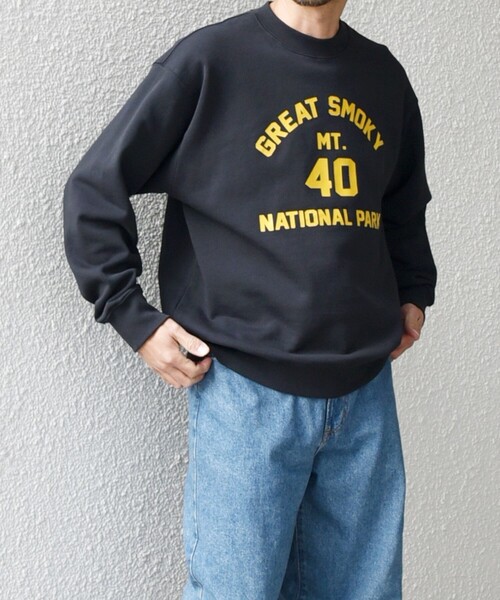 SHIPS any（シップス エニィ）の「【WEB限定】SHIPS any: NATIONAL PARK プリント スウェット 24FW (ユニセックス)◇（スウェット・メンズ・ネイビー/ダークグレー/ブラック/グレー/ナチュラル・SMALL/MEDIUM/LARGE）」の15枚目の写真