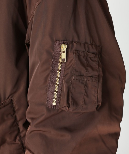 BABYLONE（バビロン）の「【WEB限定】リバーシブルMA-1（MA-1・レディース・ライトベージュ/ブラック/ネイビー/ブラウン/ベージュ・フリー）」の14枚目の写真